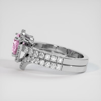 0.99 Ct. Sapphire Ring, 18K White Gold 4
