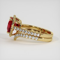 2.08 Ct. Ruby Ring, 10K Yellow Gold 4