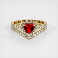 Ruby Ring 0.80 Ct. 14K Yellow Gold Preview