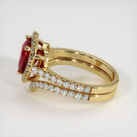 2.12 Ct. Ruby Ring, 14K Yellow Gold 4