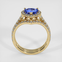 1.70 Ct. Blue Sapphire Ring, 14K Yellow Gold 3