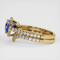 1.70 Ct. Blue Sapphire Ring, 14K Yellow Gold 4