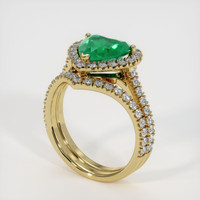 Emerald Ring 2.15 Ct. 18K Yellow Gold Preview