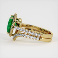 1.80 Ct. Emerald Ring, 18K Yellow Gold 4