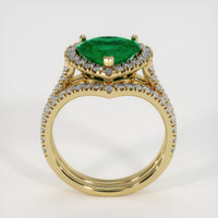 1.98 Ct. Emerald Ring, 18K Yellow Gold 3