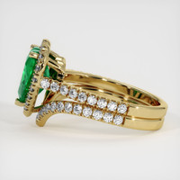 1.98 Ct. Emerald Ring, 18K Yellow Gold 4