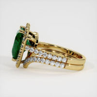 2.82 Ct. Emerald Ring, 18K Yellow Gold 4