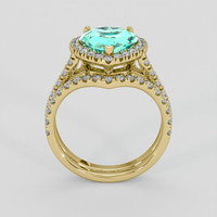 1.95 Ct. Emerald Ring, 18K Yellow Gold 3