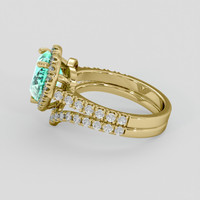 1.95 Ct. Emerald Ring, 18K Yellow Gold 4