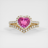 2.03 Ct. Sapphire Ring, 18K Yellow Gold 1