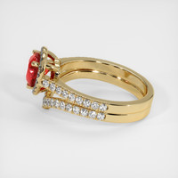 1.68 Ct. Ruby Ring, 18K Yellow Gold 4