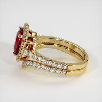 2.12 Ct. Ruby Ring, 18K Yellow Gold 4