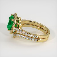 2.12 Ct. Emerald Ring, 18K Yellow Gold 4