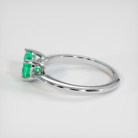 1.26 Ct. Emerald Ring, Platinum 950 4