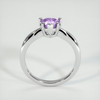 1.25 Ct. Pinkish Purple Sapphire Ring, Platinum 950 3