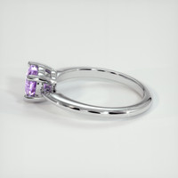 1.25 Ct. Pinkish Purple Sapphire Ring, Platinum 950 4