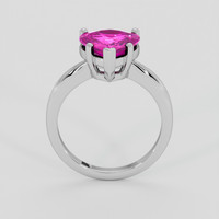 3.11 Ct. Pink Sapphire Ring, Platinum 950 3