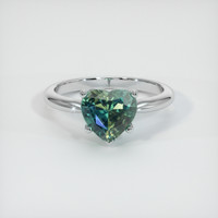2.54 Ct. Sapphire Ring, Platinum 950 1