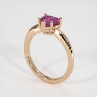 1.30 Ct. Gemstone Ring, 14K Rose Gold 3