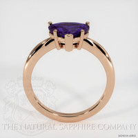 2.05 Ct. Purple Sapphire Ring, 14K Rose Gold 3