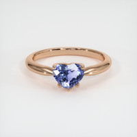 1.11 Ct. Color Change Sapphire Ring, 18K Rose Gold 1