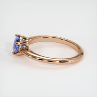 1.11 Ct. Color Change Sapphire Ring, 18K Rose Gold 4