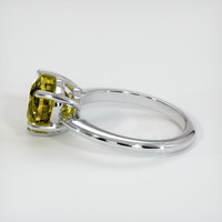 4.22 Ct. Sapphire Ring, 14K White Gold 4