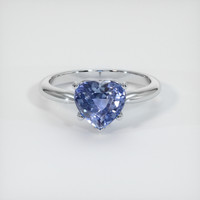 2.27 Ct. Sapphire Ring, 14K White Gold 1