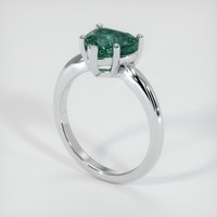 2.54 Ct. Sapphire Ring, 18K White Gold 2