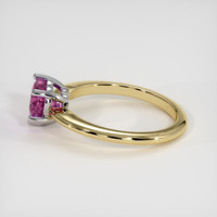 1.30 Ct. Gemstone Ring, 14K White & Yellow 4