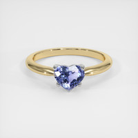 1.11 Ct. Color Change Sapphire Ring, 14K White & Yellow 1