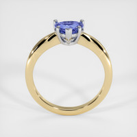 1.11 Ct. Color Change Sapphire Ring, 14K White & Yellow 3