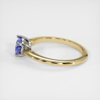 1.11 Ct. Color Change Sapphire Ring, 14K White & Yellow 4