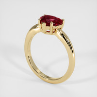 1.65 Ct. Ruby Ring, 10K Yellow Gold 2