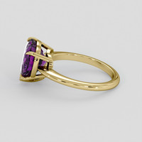 5.17 Ct. Purple Sapphire Ring, 10K Yellow Gold 4
