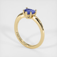 1.11 Ct. Color Change Sapphire Ring, 14K Yellow Gold 2