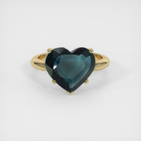 4.54 Ct. Sapphire Ring, 14K Yellow Gold 1