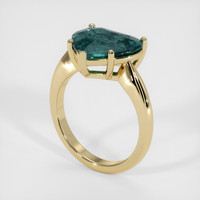 4.54 Ct. Sapphire Ring, 14K Yellow Gold 2
