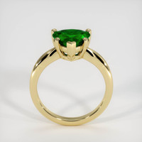 1.83 Ct. Emerald Ring, 18K Yellow Gold 3