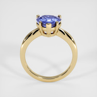 3.04 Ct. Blue Sapphire Ring, 18K Yellow Gold 3