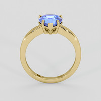 2.07 Ct. Blue Sapphire Ring, 18K Yellow Gold 3