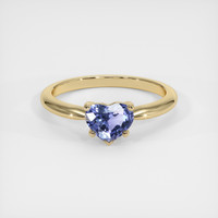 1.11 Ct. Color Change Sapphire Ring, 18K Yellow Gold 1
