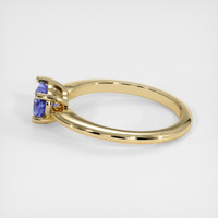 1.11 Ct. Color Change Sapphire Ring, 18K Yellow Gold 4