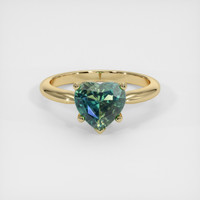 2.54 Ct. Sapphire Ring, 18K Yellow Gold 1