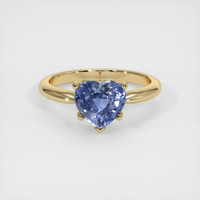 2.27 Ct. Sapphire Ring, 18K Yellow Gold 1