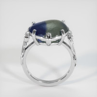 7.70 Ct. Bi Color Sapphire Ring, Platinum 950 3