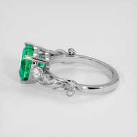 1.92 Ct. Emerald Ring, Platinum 950 4