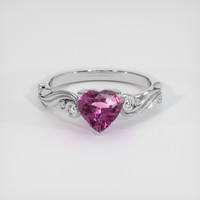 1.30 Ct. Gemstone Ring, Platinum 950 1