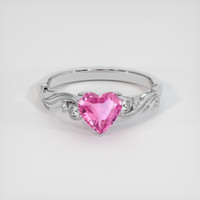 1.04 Ct. Sapphire Ring, Platinum 950 1