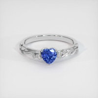 0.55 Ct. Sapphire Ring, Platinum 950 1